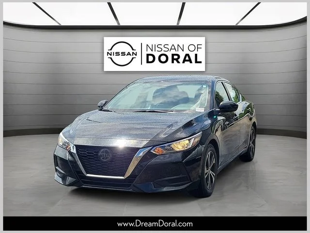 Certified Used 2022 Black Nissan SV image 1