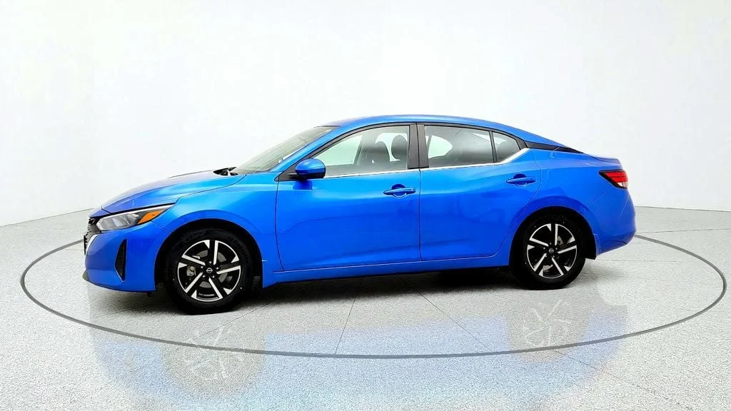 Used 2024 Electric Blue Metallic Nissan SV CVT image 8