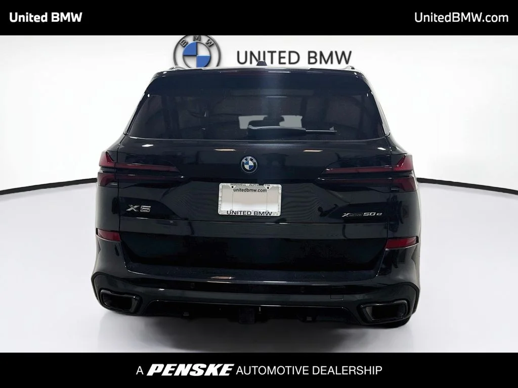 Certified Used 2025 Black Sapphire Metallic BMW xDrive50e image 6