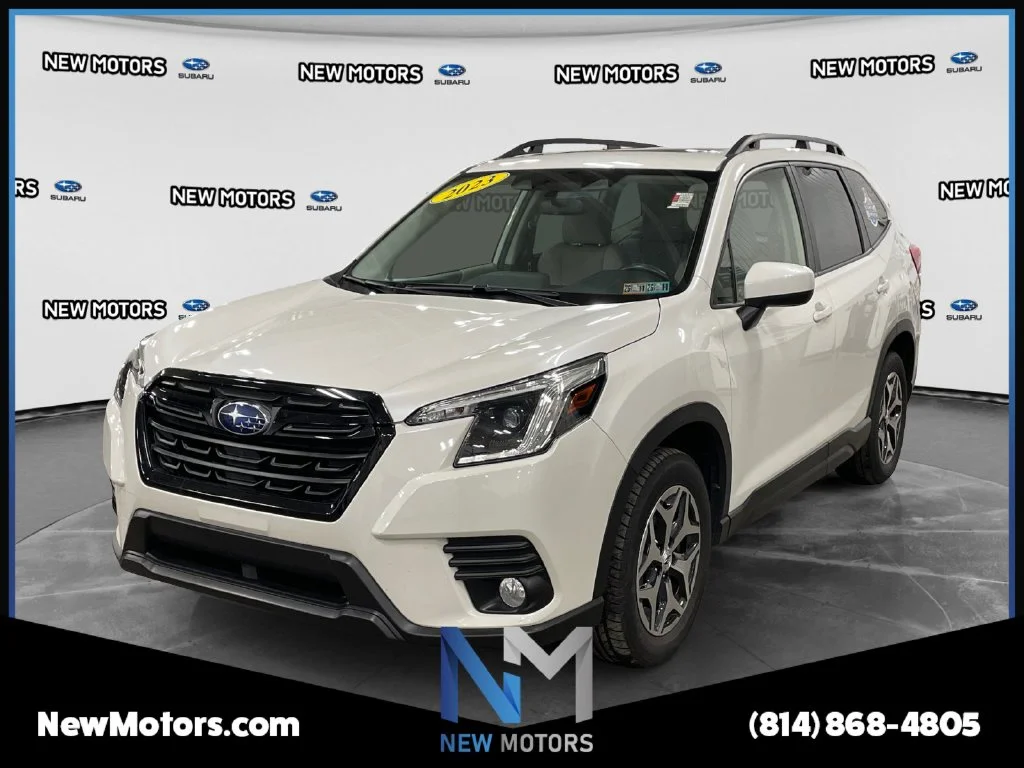 Used 2023 Crystal White Pearl Subaru Premium image 1