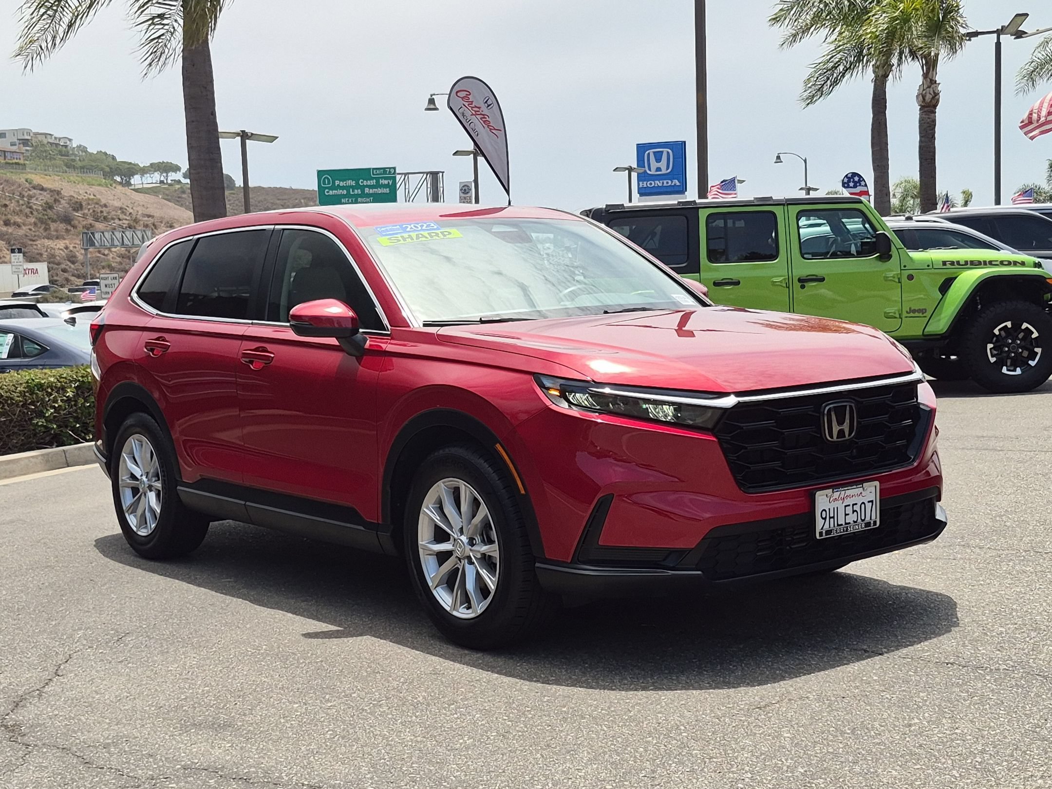 Used 2023 Radiant Red Honda EX image 7