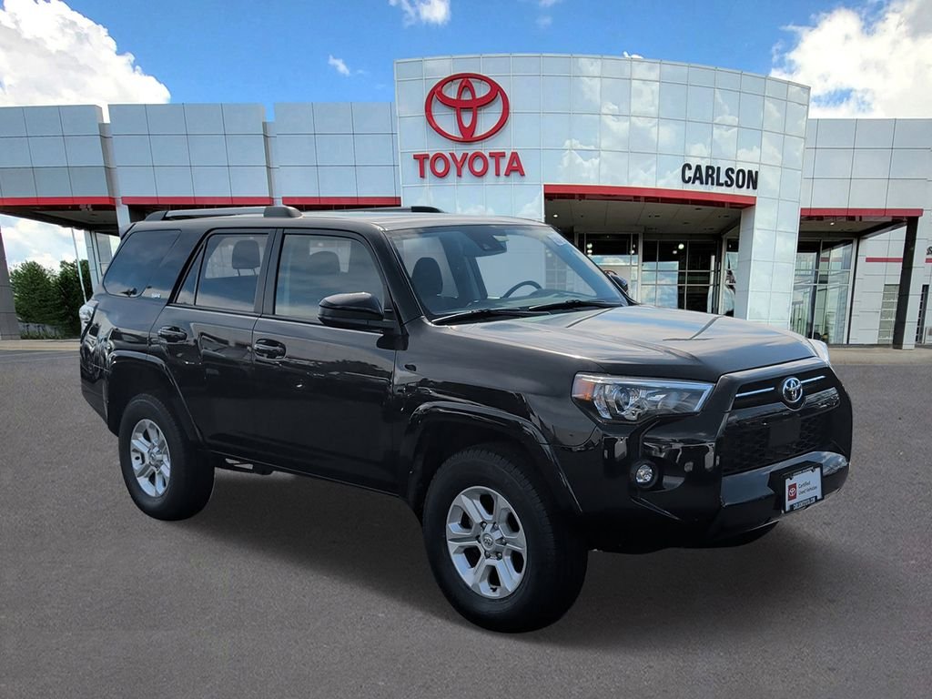 Certified 2024 Toyota 4Runner SR5 with VIN JTEMU5JRXR6282198 for sale in Minneapolis, Minnesota