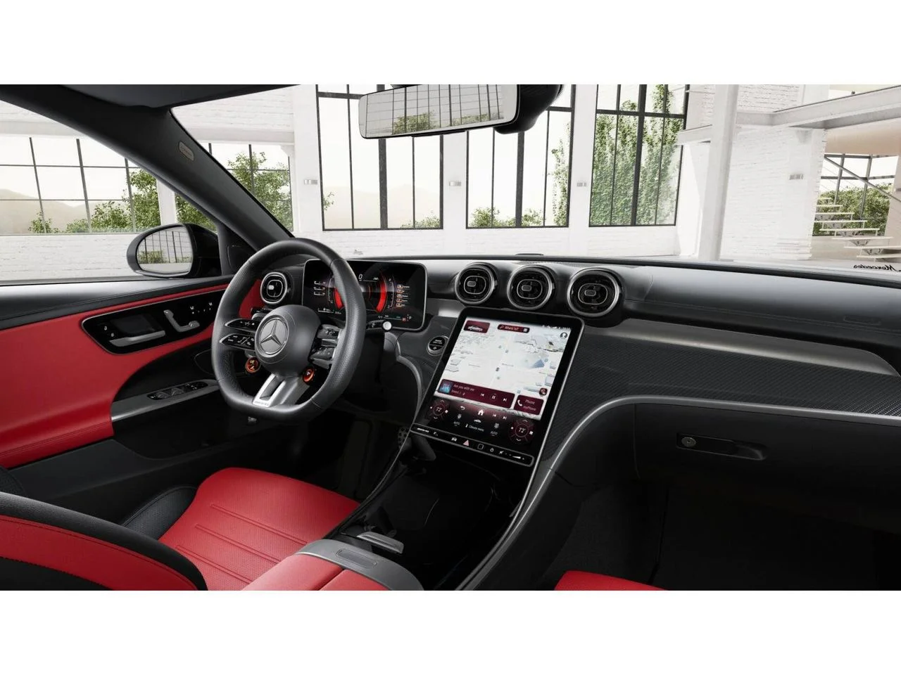 New 2026 Polar White Mercedes-Benz AMG® C 43 4MATIC® Sedan image 6