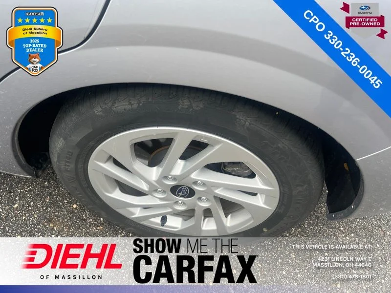 Certified Used 2024 Silver Subaru Base image 9