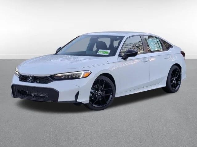 New 2026 Platinum White Pearl Honda Sport image 1
