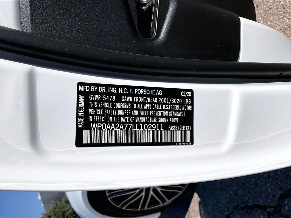 Used 2020 White Porsche  image 24