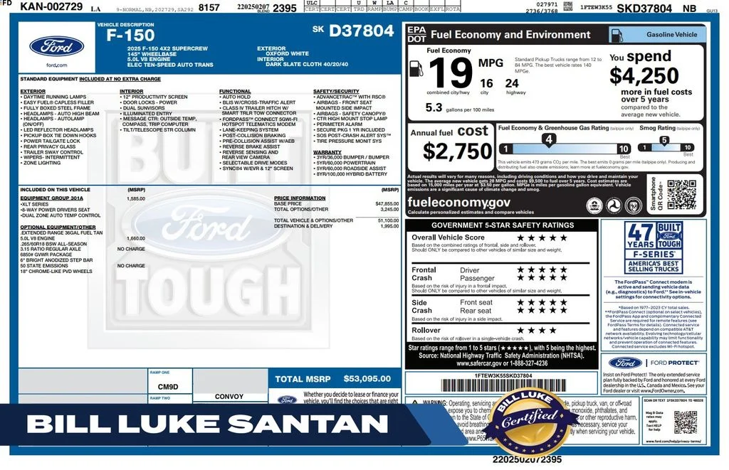 2025 Ford F-150 XLT SuperCrew 5-1/2 Box's photo