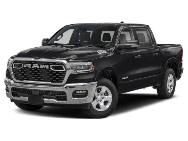 New 2026 Diamond Black Crystal Pearl-Coat Exterior Paint RAM Big Horn image 1