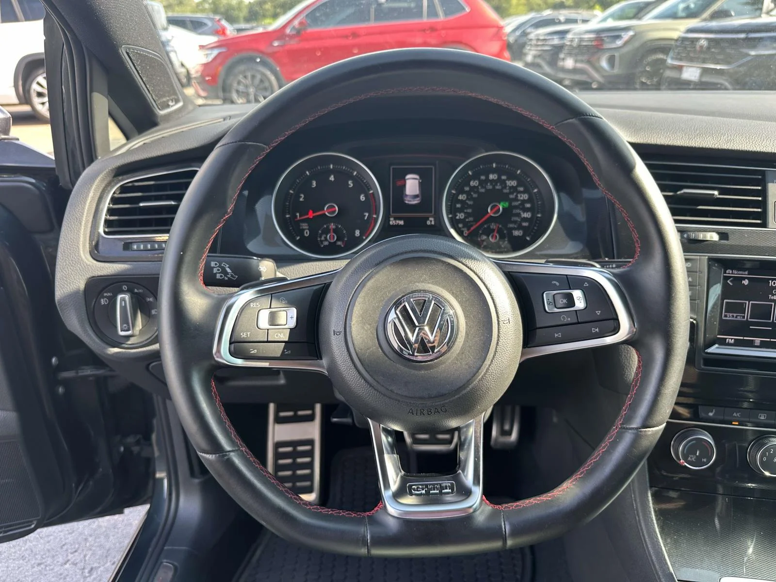 Used 2015 Carbon Steel Gray Metallic Volkswagen 2dr HB DSG S image 15