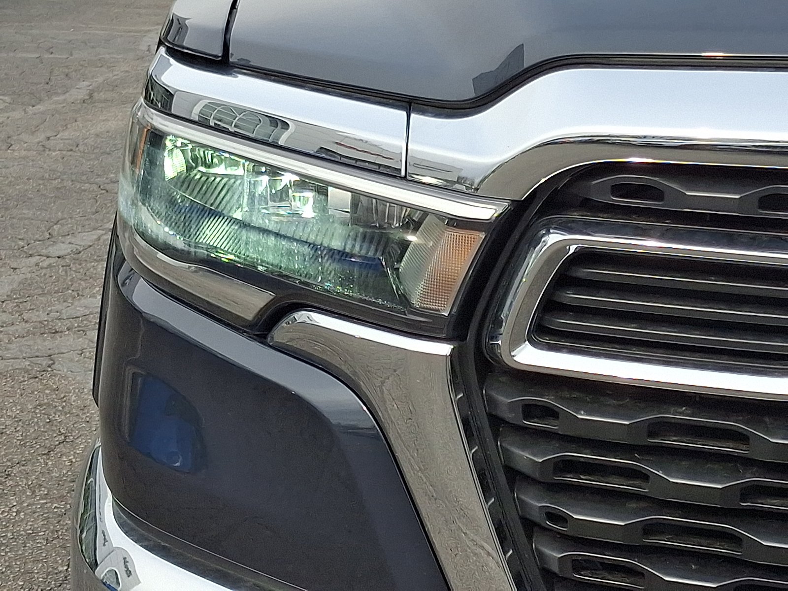 New 2026 Forged Blue Metallic Exterior Paint RAM Big Horn Crew Cab 4x4 5