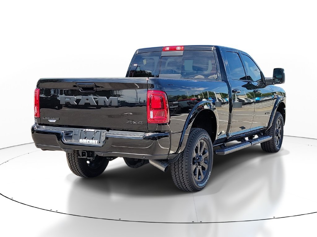 New 2027 Diamond Black Crystal Pearl-Coat Exterior Paint RAM Laramie image 3