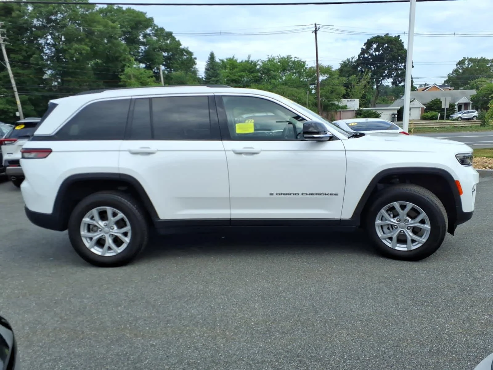 Certified Used 2023 Bright White Clearcoat Jeep Limited image 6