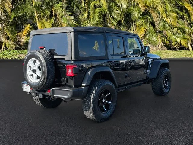 Used 2021 Black Jeep Unlimited Sport S image 4