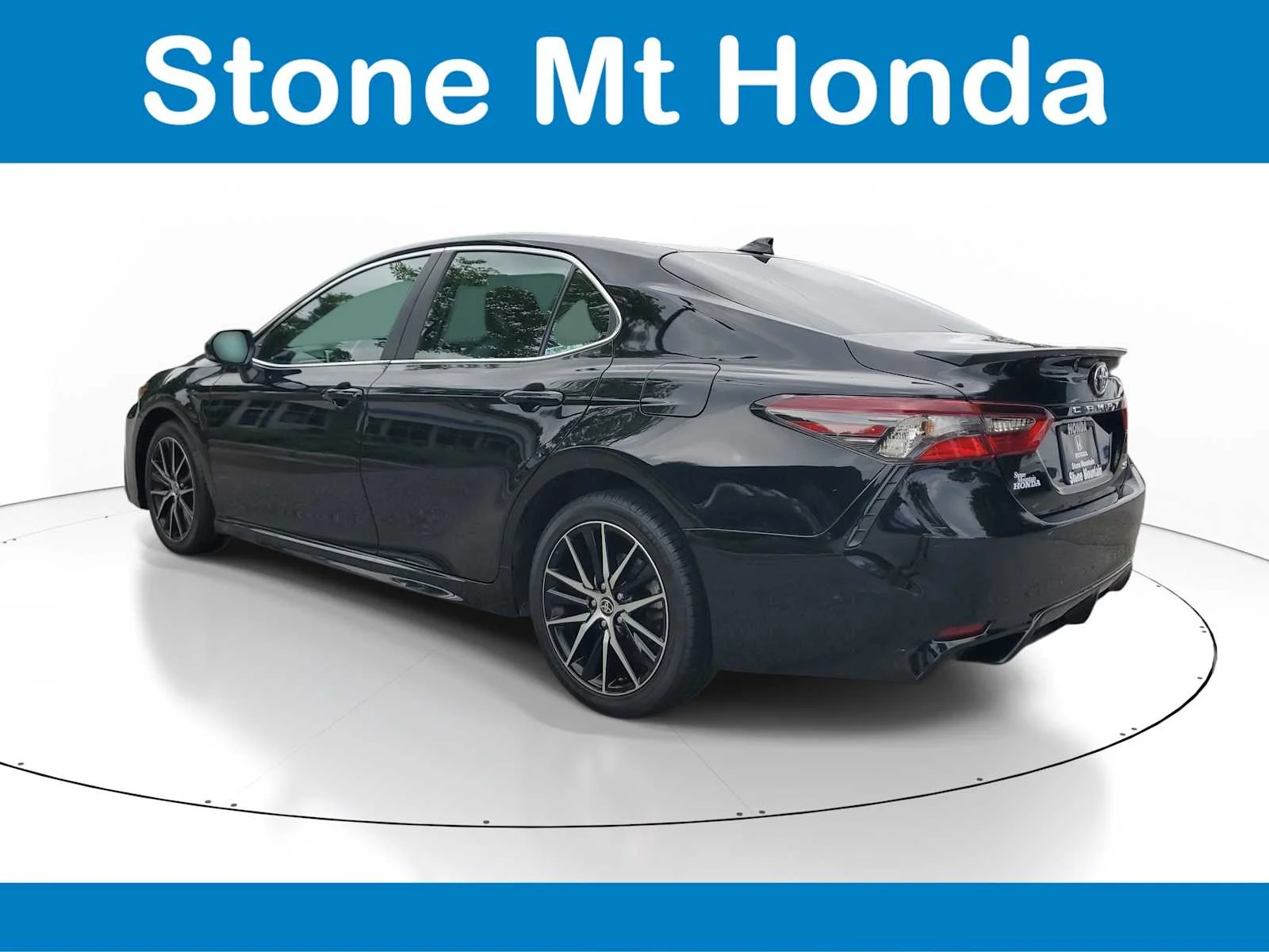 Used 2023 Midnight Black Metallic Toyota SE image 4