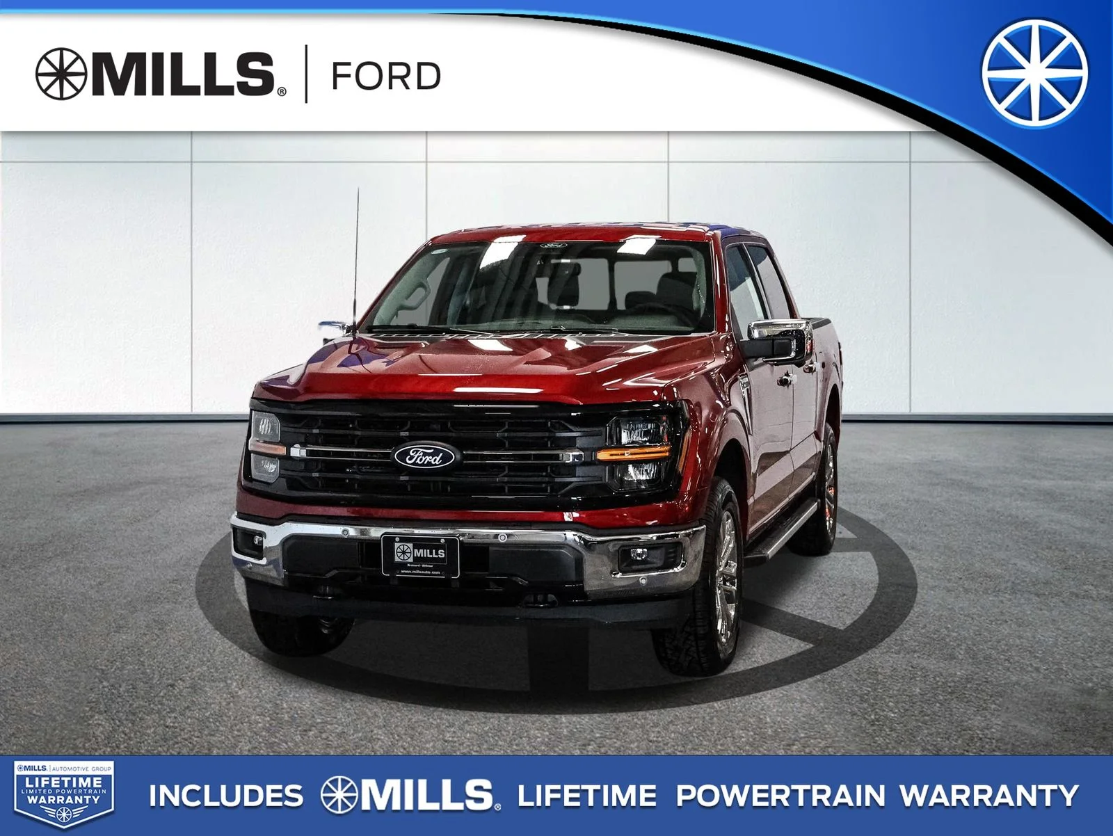 New 2026 Ruby Red Metallic Tinted Clearcoat Ford XLT image 1