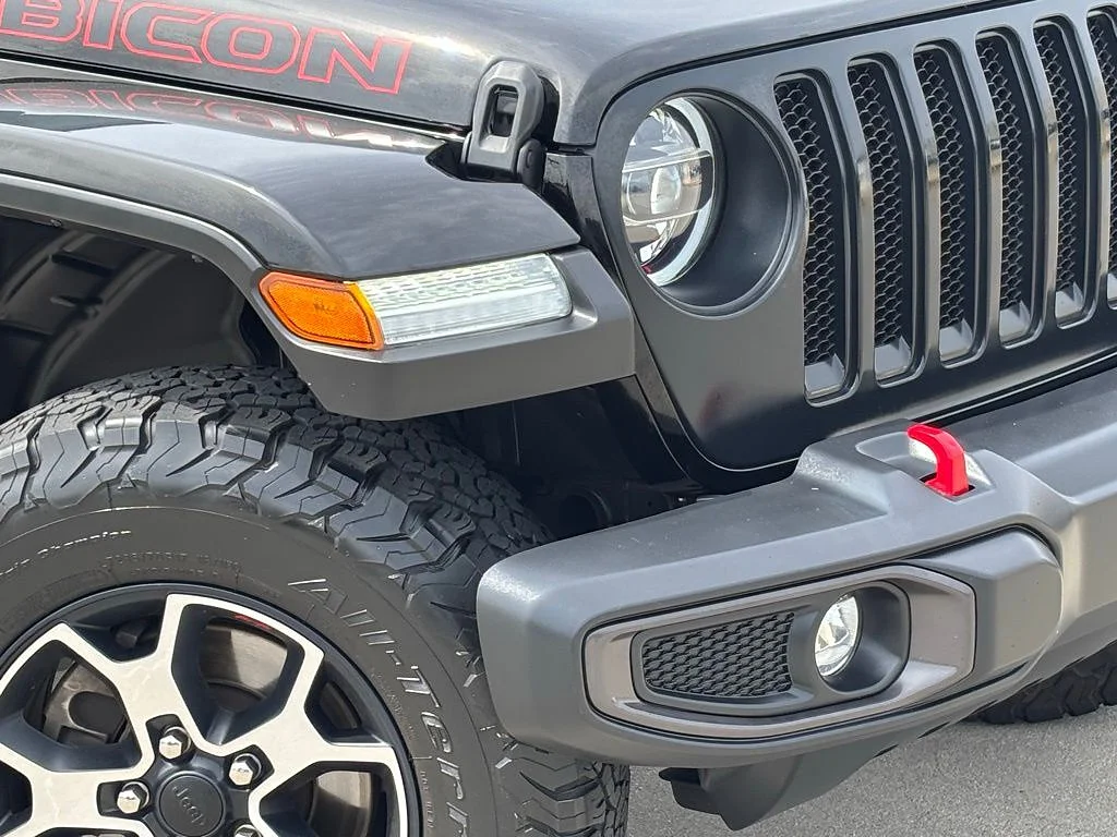 Used 2022 Black Clear Coat Jeep Rubicon image 7