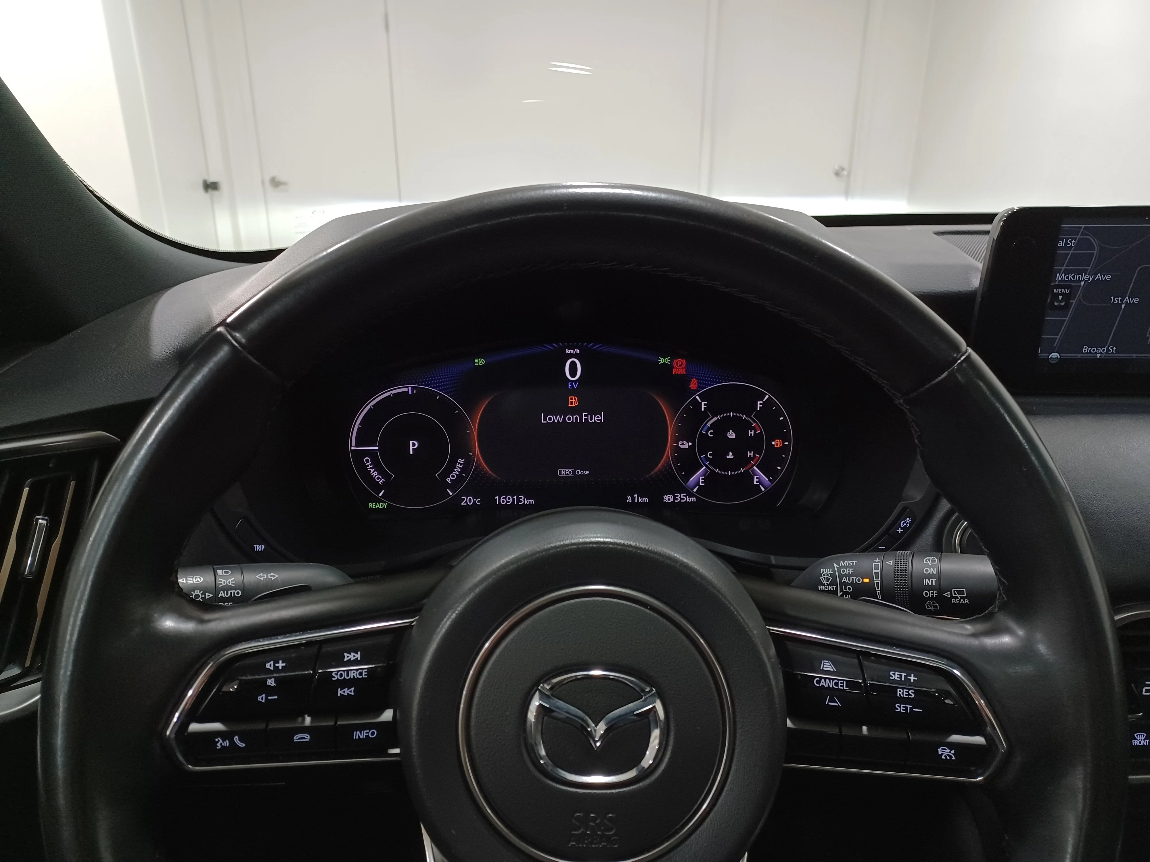 Certified Used 2025 Rhodium White Metallic Mazda GT AWD PHEV*Adaptive Cruise | Nav | 360 Cam | Cooled Leather | Pano Roof | Htd Wheel image 15