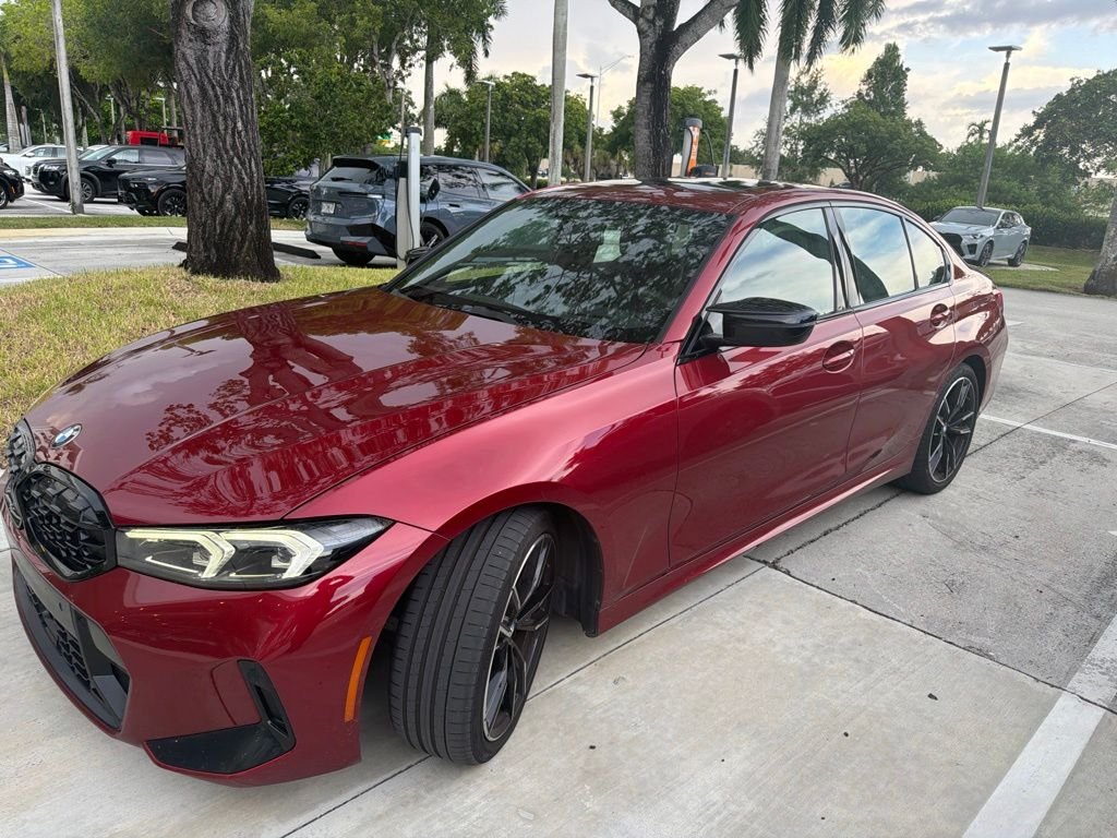Certified Used 2025 Vegas Red Metallic BMW M340i xDrive image 2
