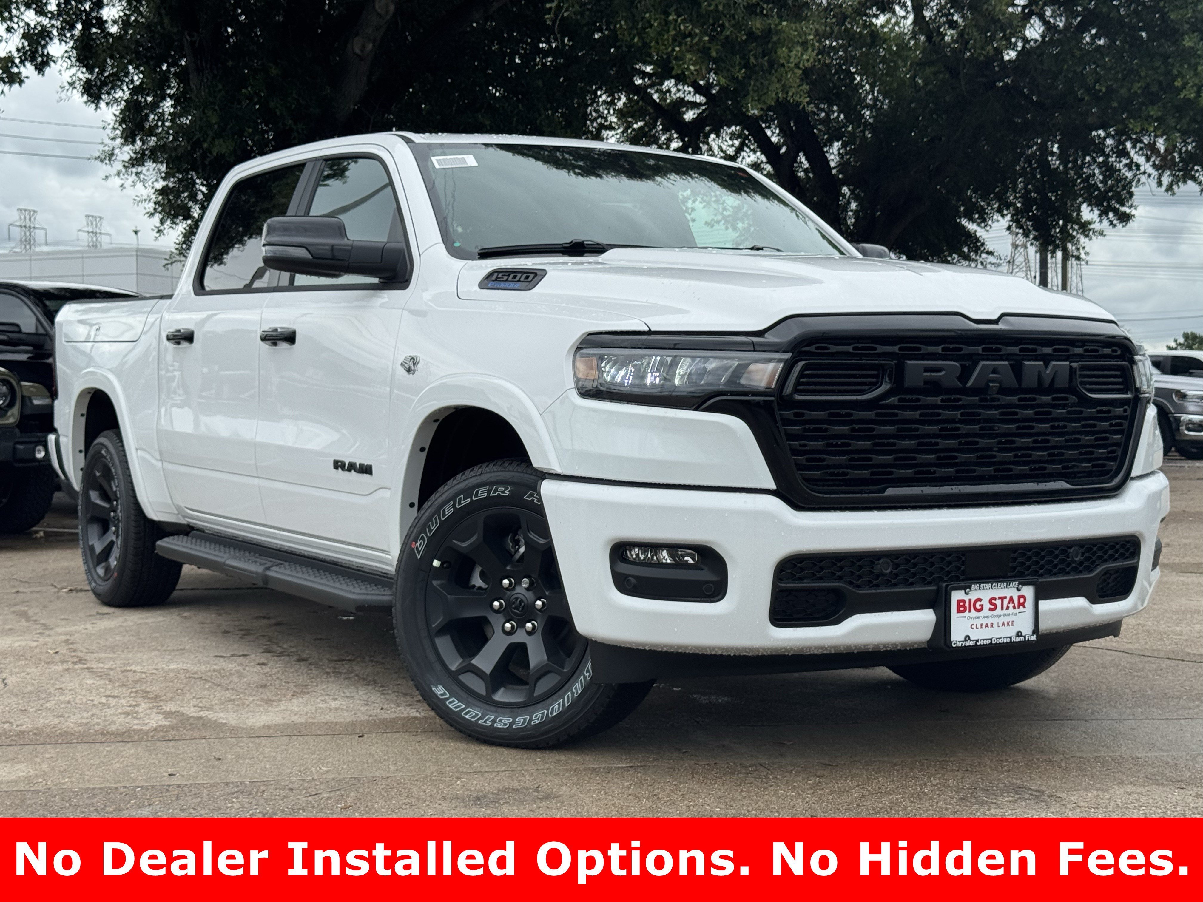 New 2026 Bright White Clearcoat RAM Lone Star image 2