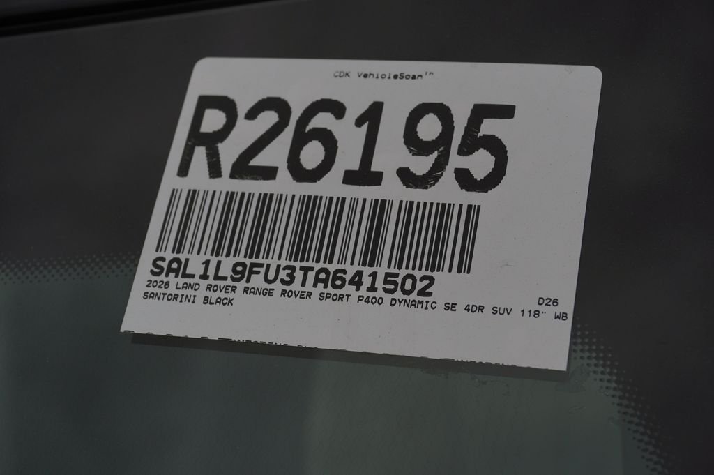 Certified Used 2026 Black Land Rover Dynamic SE image 37