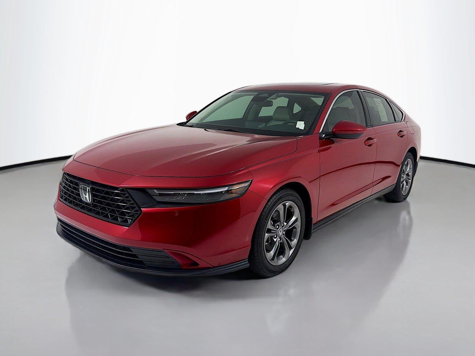 Used 2024 Radiant Red Metallic Honda EX image 1