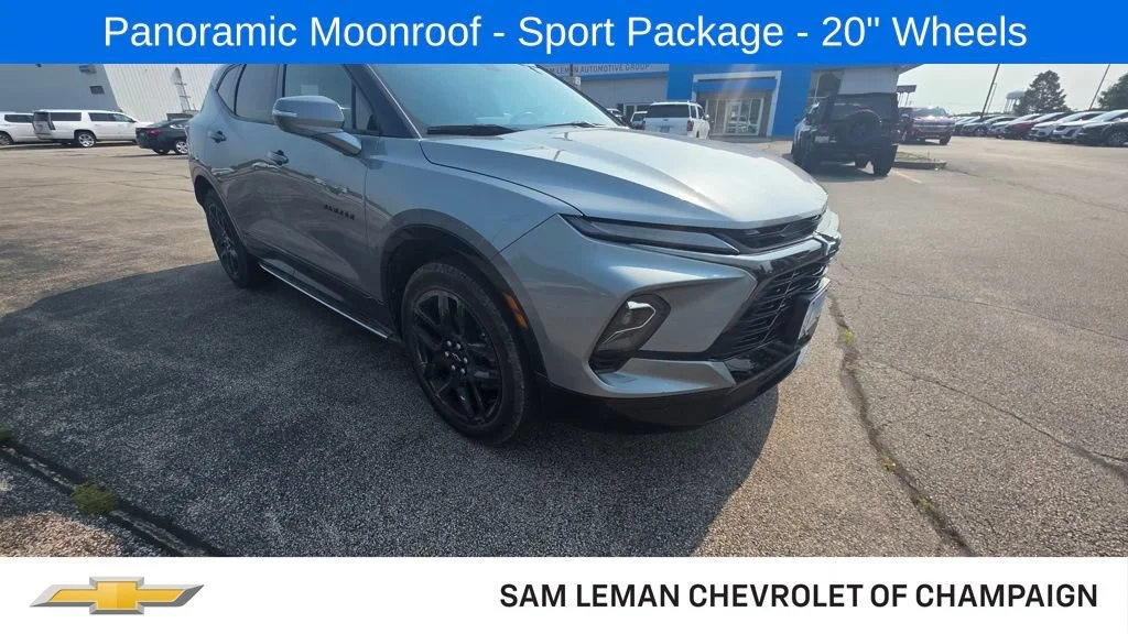 Used 2025 Sterling Gray Metallic Chevrolet RS image 1