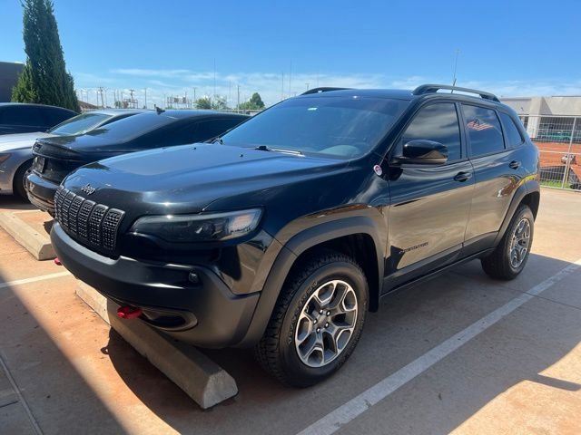 Used 2022 Black Jeep Trailhawk image 1