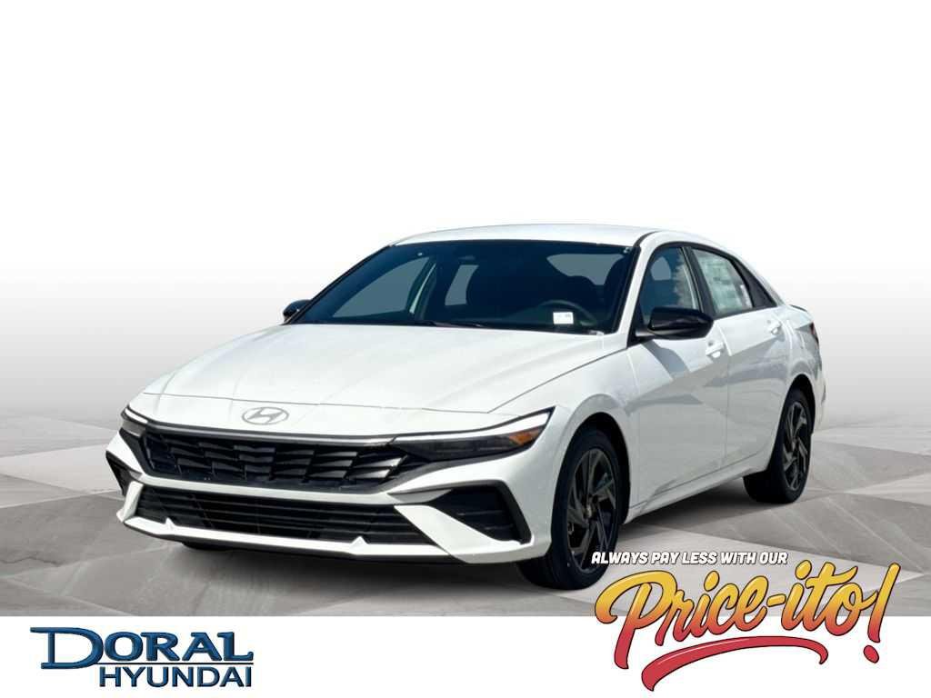 New 2026 Serenity White Hyundai SEL Sport image 1
