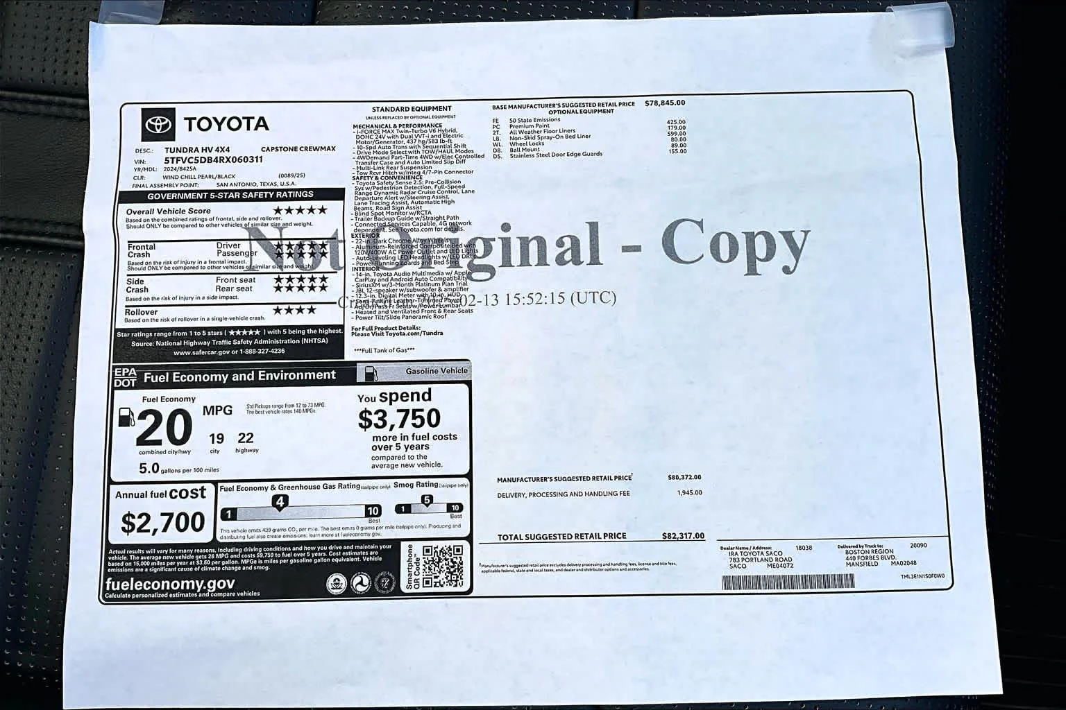 2024 Toyota Tundra Capstone - Photo 19