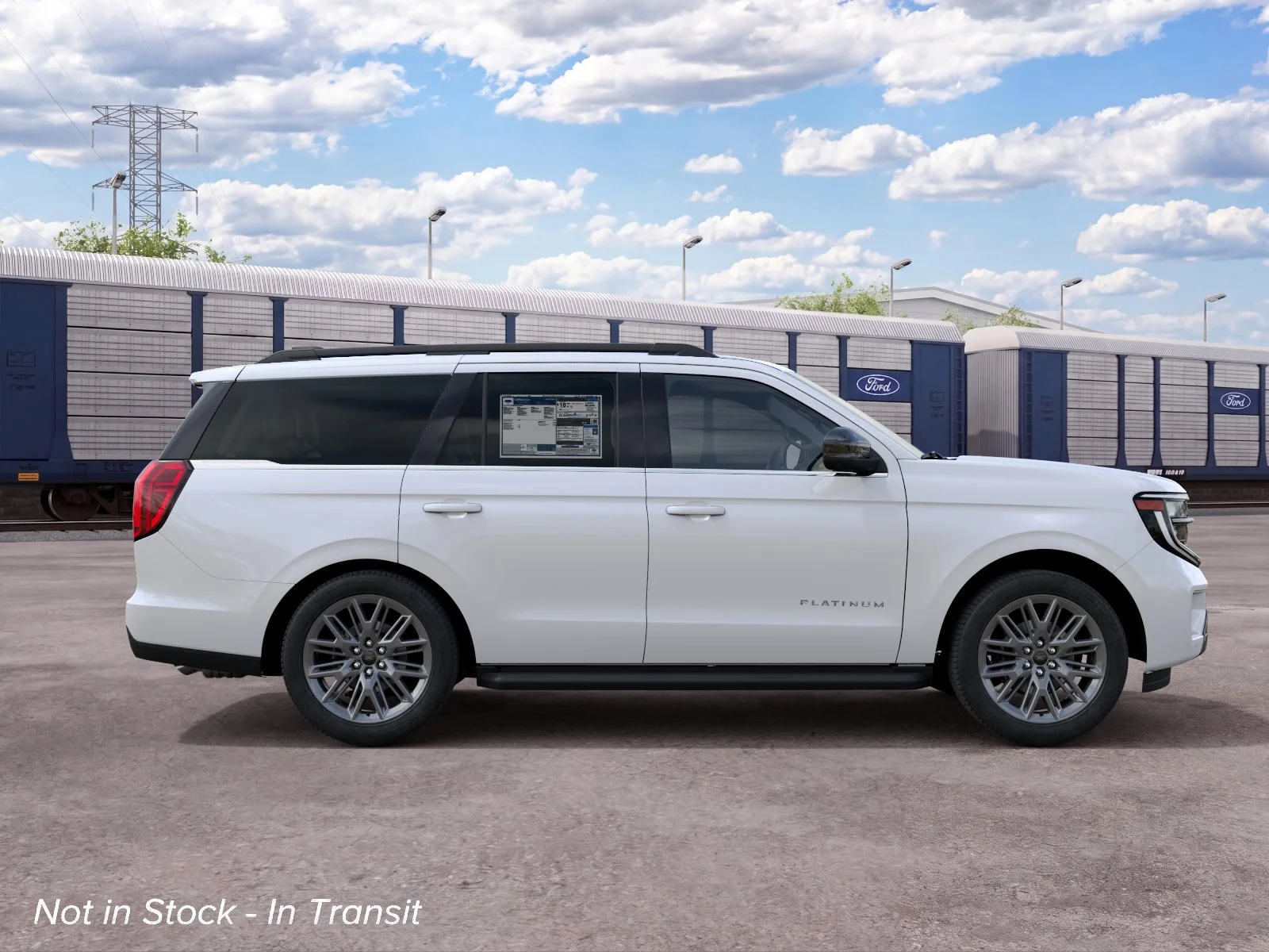 New 2027 Star White Metallic Tri-Coat Ford Platinum image 5