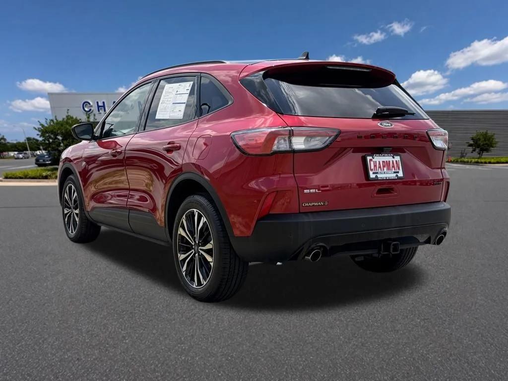 Certified Used 2022 Red Metallic Ford SEL image 5