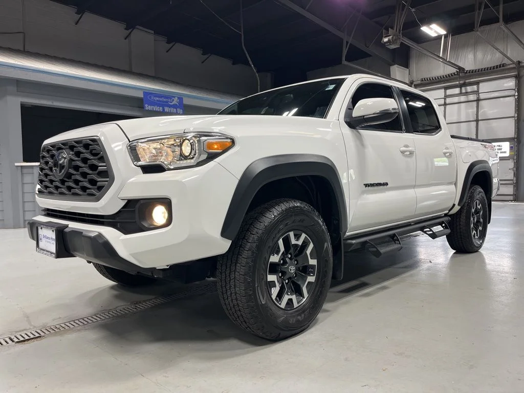 Used 2021 Super White Toyota TRD Off-Road image 3