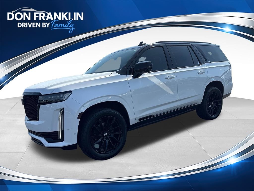 Used 2022 White Cadillac Sport Platinum image 1