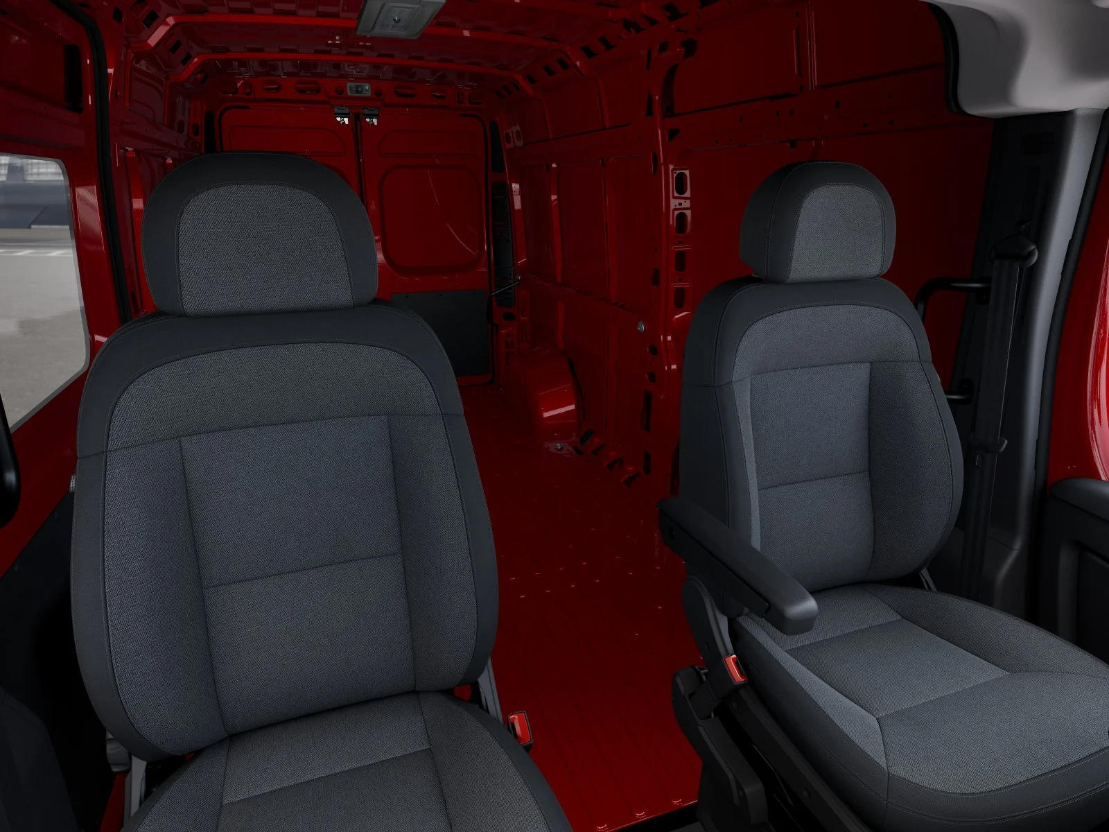 New 2026 Deep Cherry Red Crystal Pearl-Coat Exterior Paint RAM Tradesman image 9