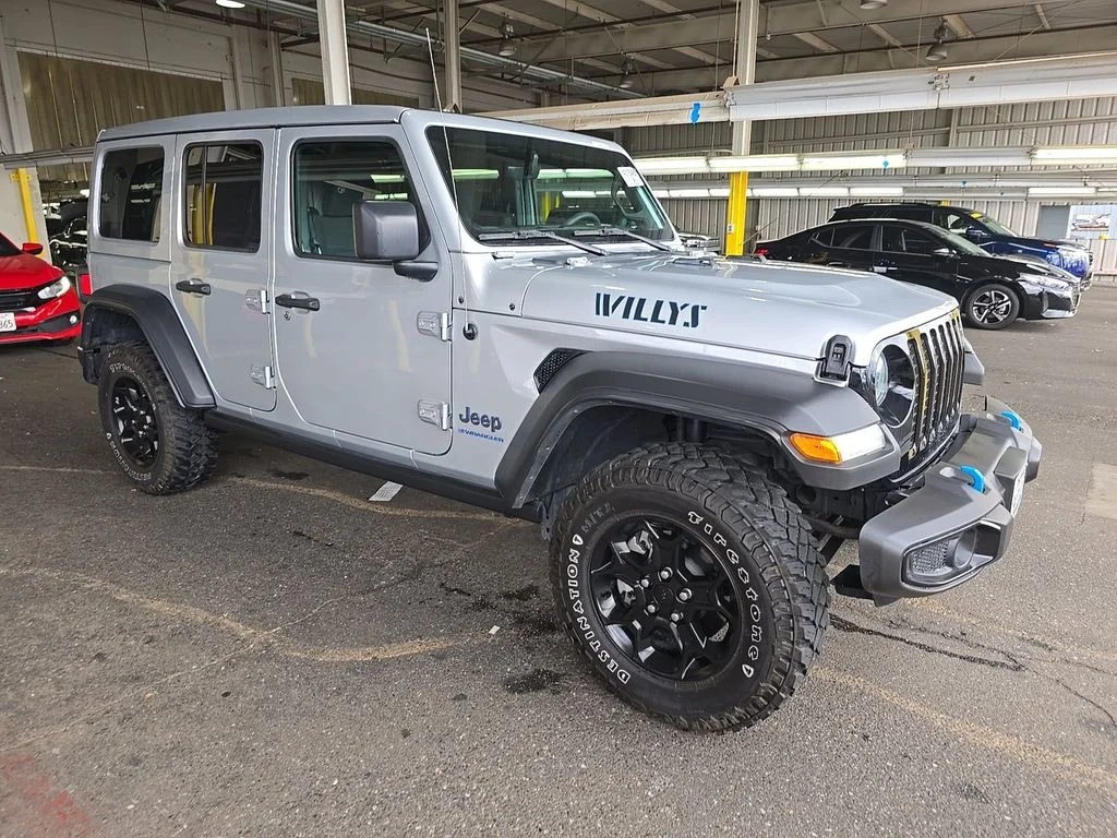 Used 2023 Silver Jeep Willys 4xe image 3