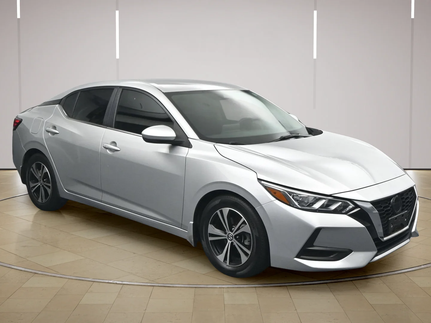 Certified Used 2020 Brilliant Silver Metallic Nissan SV image 1