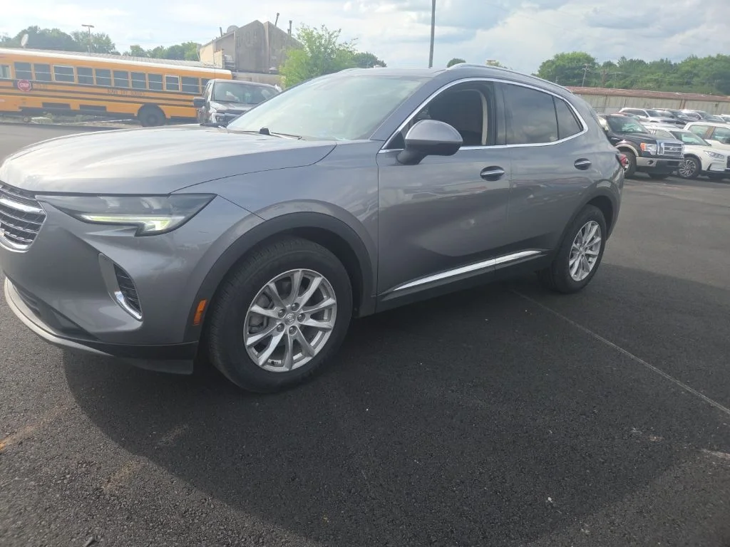 Used 2021 Satin Steel Gray Metallic Buick Preferred image 3