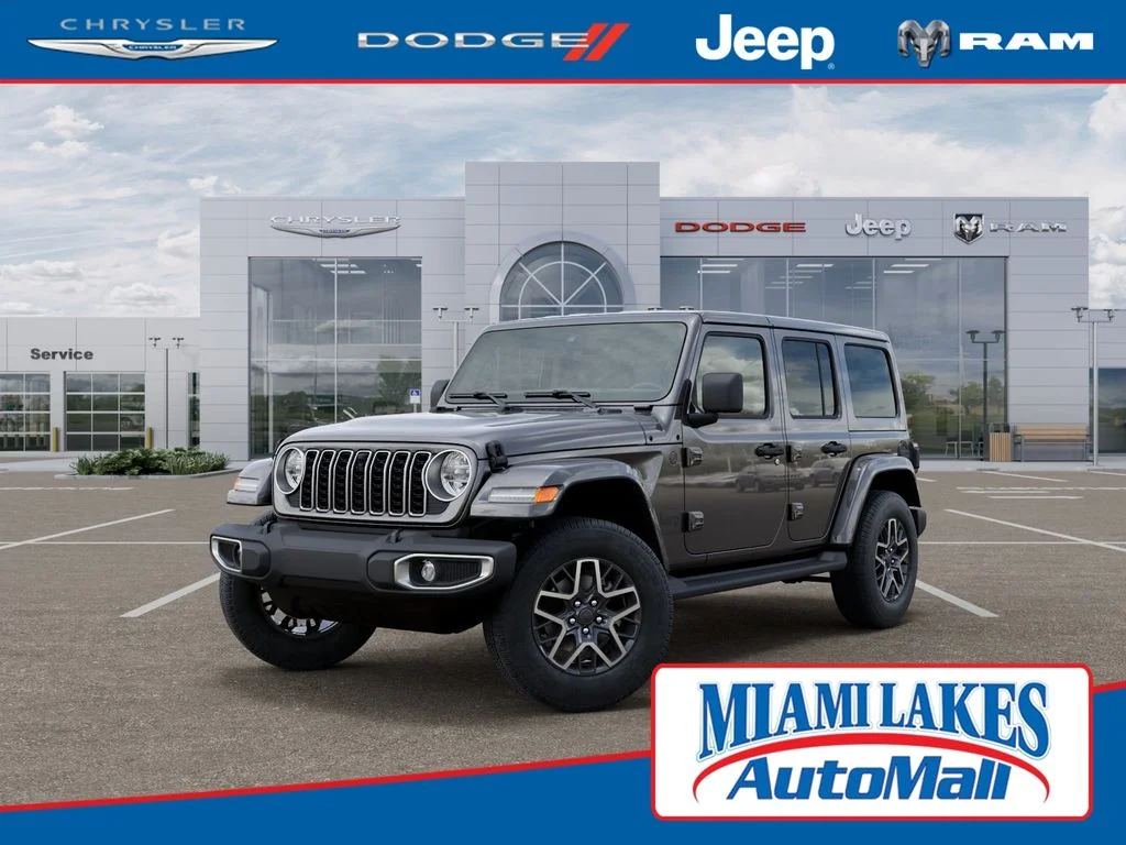 New 2026 Granite Crystal Metallic Clear-Coat Exterior Paint Jeep Sahara image 1