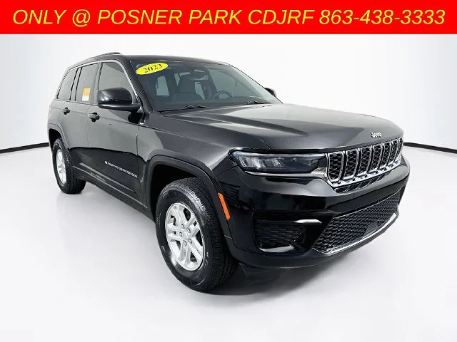 Used 2023 Black Jeep Laredo image 1