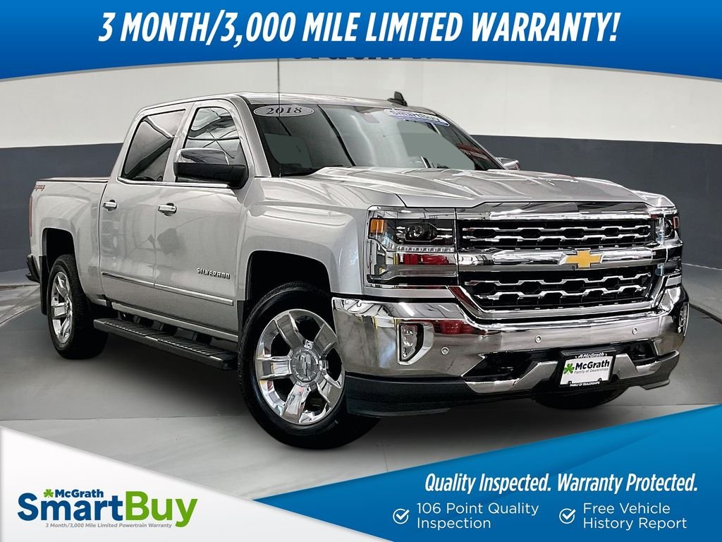 Used 2018 Silver Chevrolet LTZ image 1