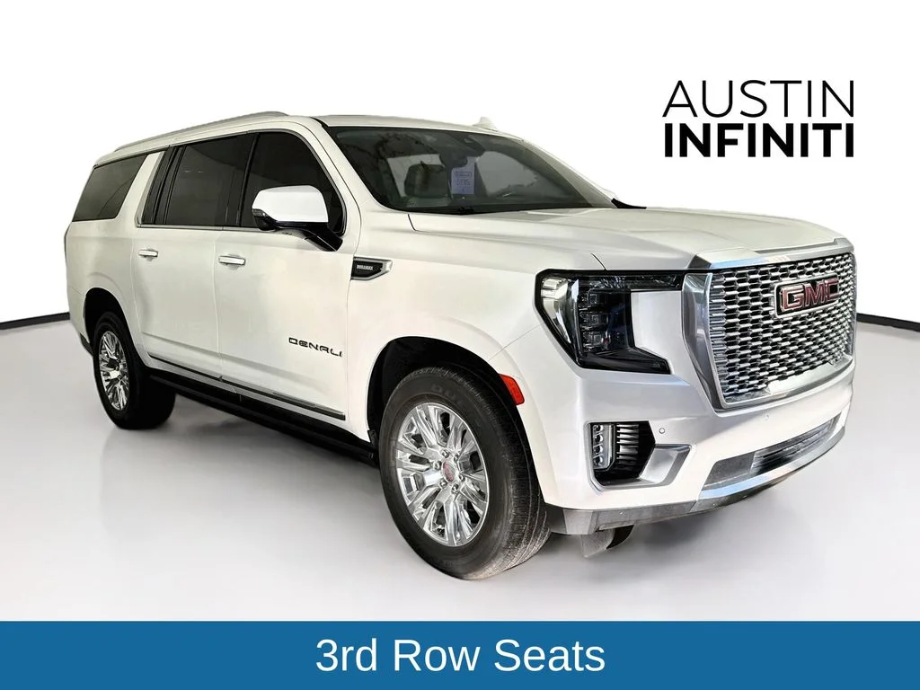 Used 2021 White Frost GMC Denali image 1