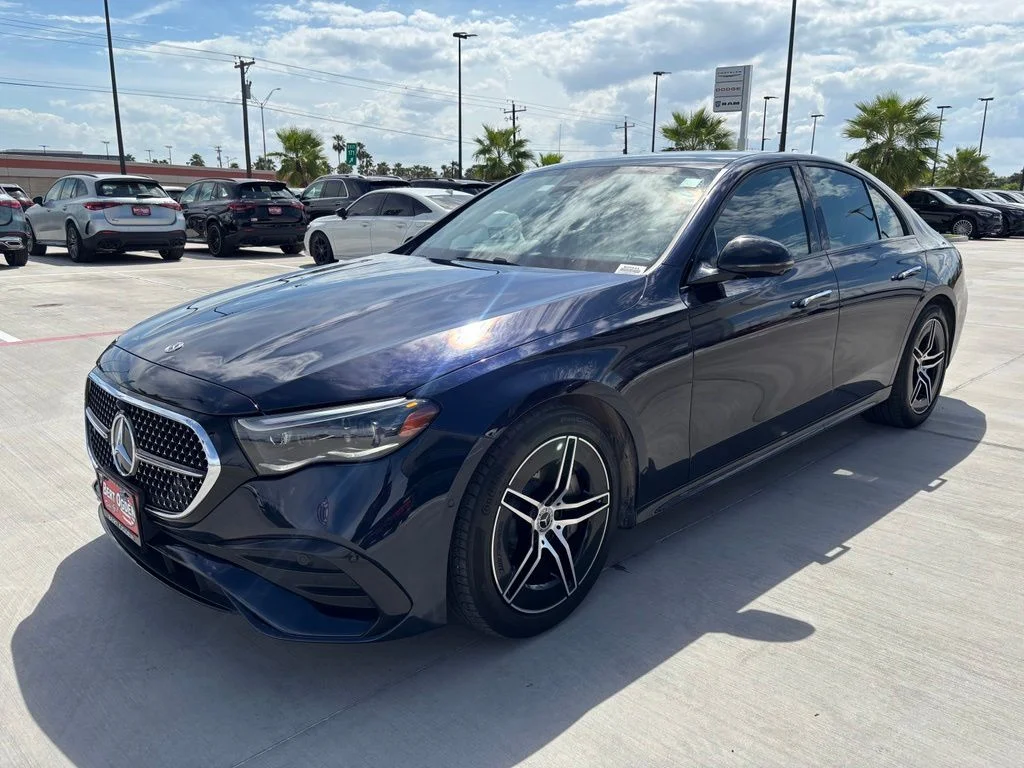 Used 2024 Blue Mercedes-Benz E 450 image 3