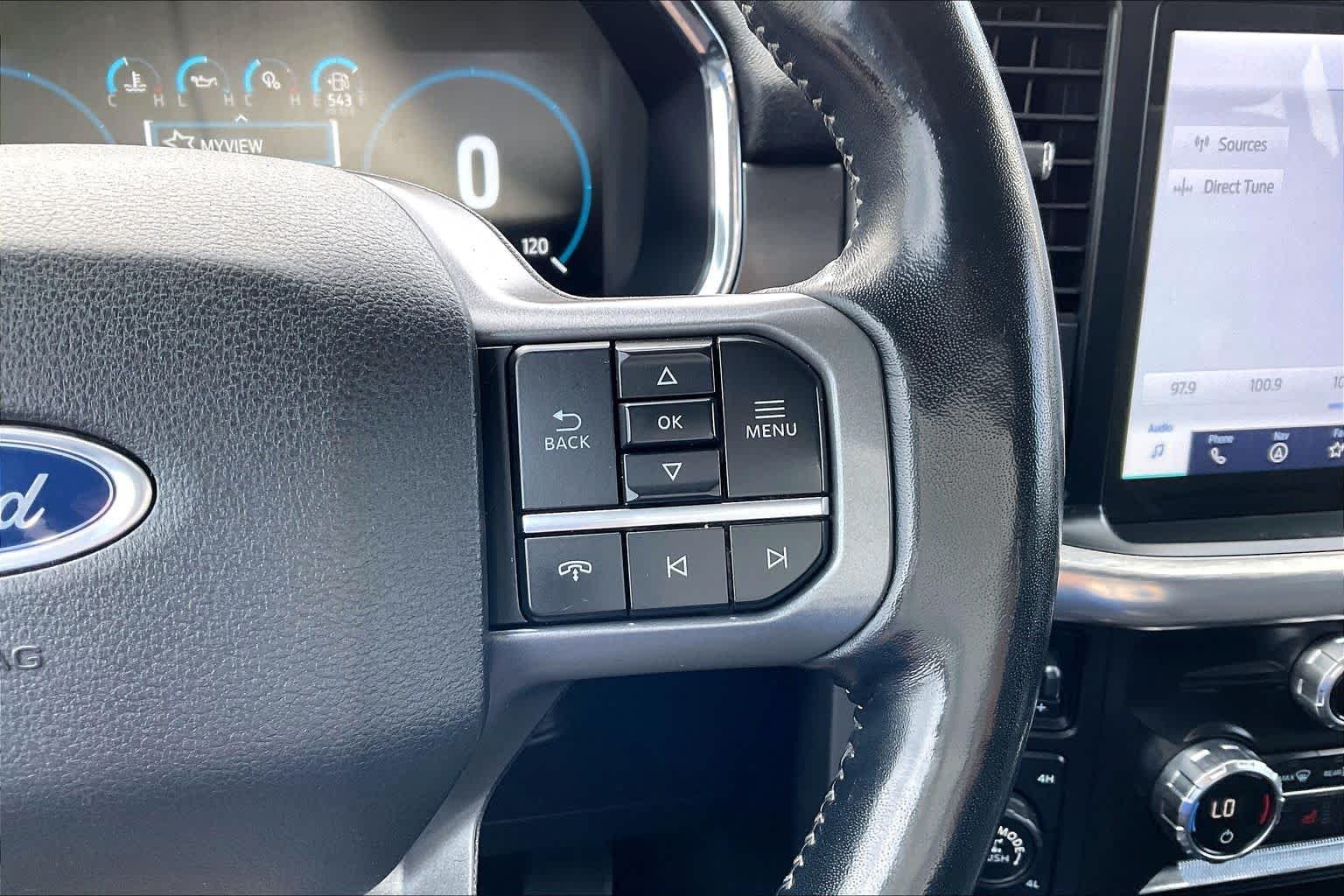 Used 2021 Agate Black Metallic Ford LARIAT image 24