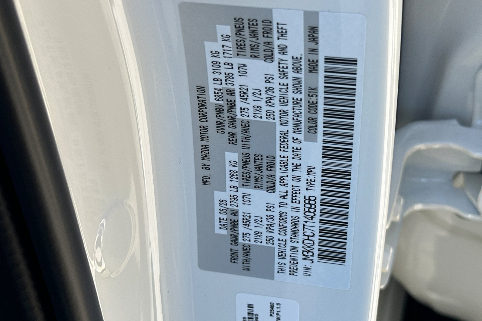 New 2026 RHODIUM WHITE PREMIUM MAZDA S Premium Sport image 37