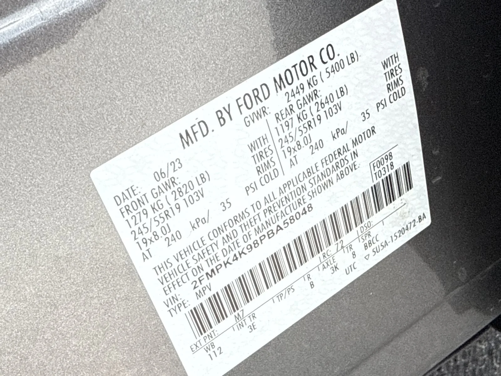 Used 2023 Gray Ford Titanium image 37