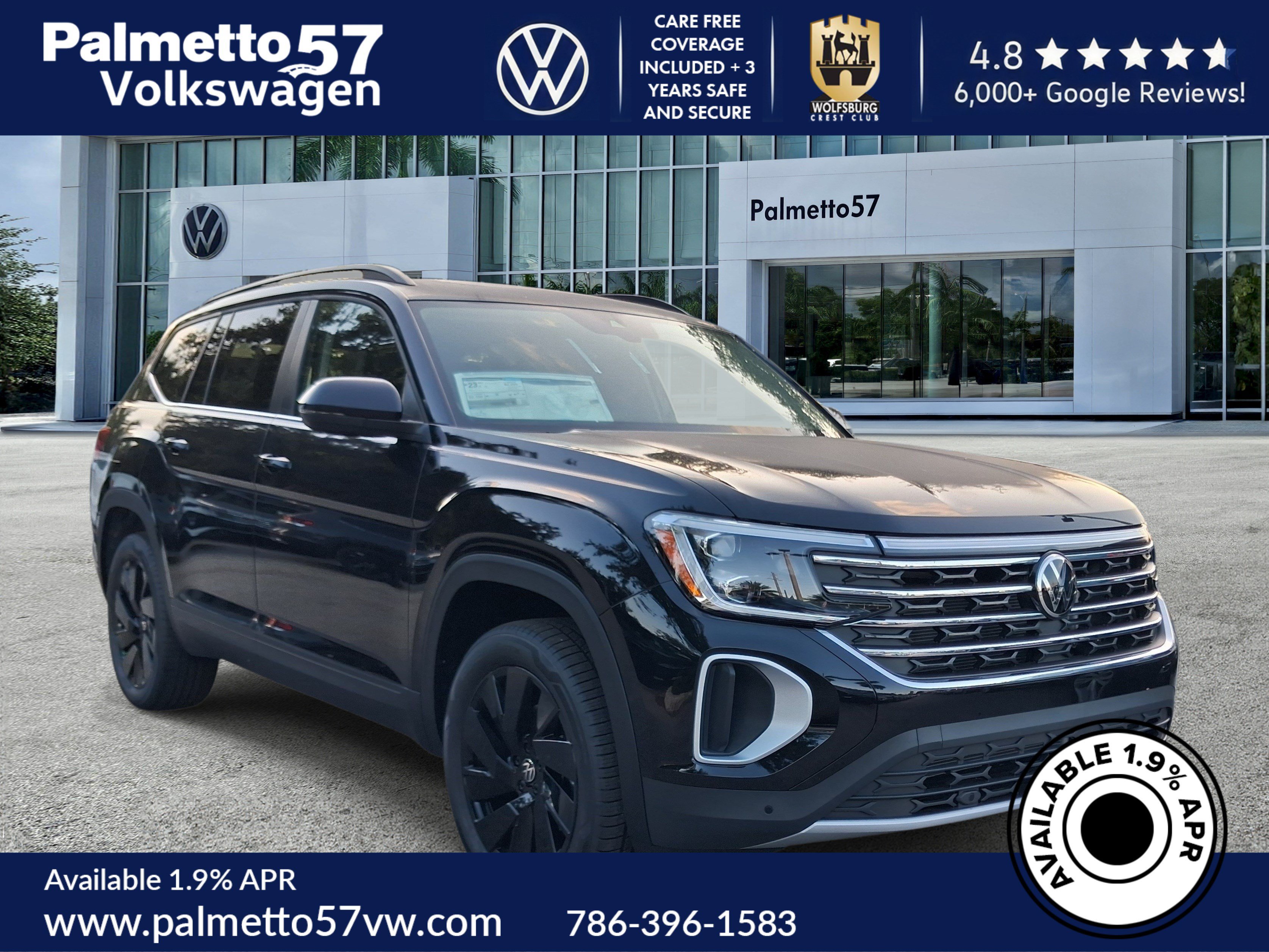 New 2026 Black Volkswagen 2.0T SE w/Technology image 1