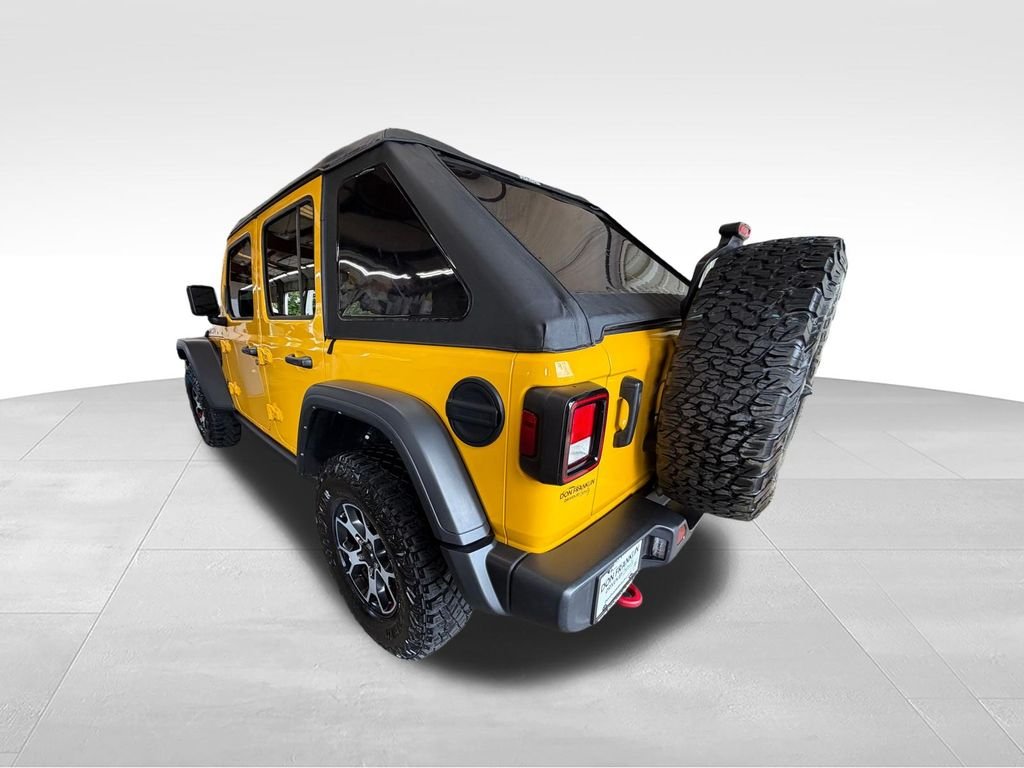 Used 2021 Yellow Jeep Unlimited Rubicon image 3