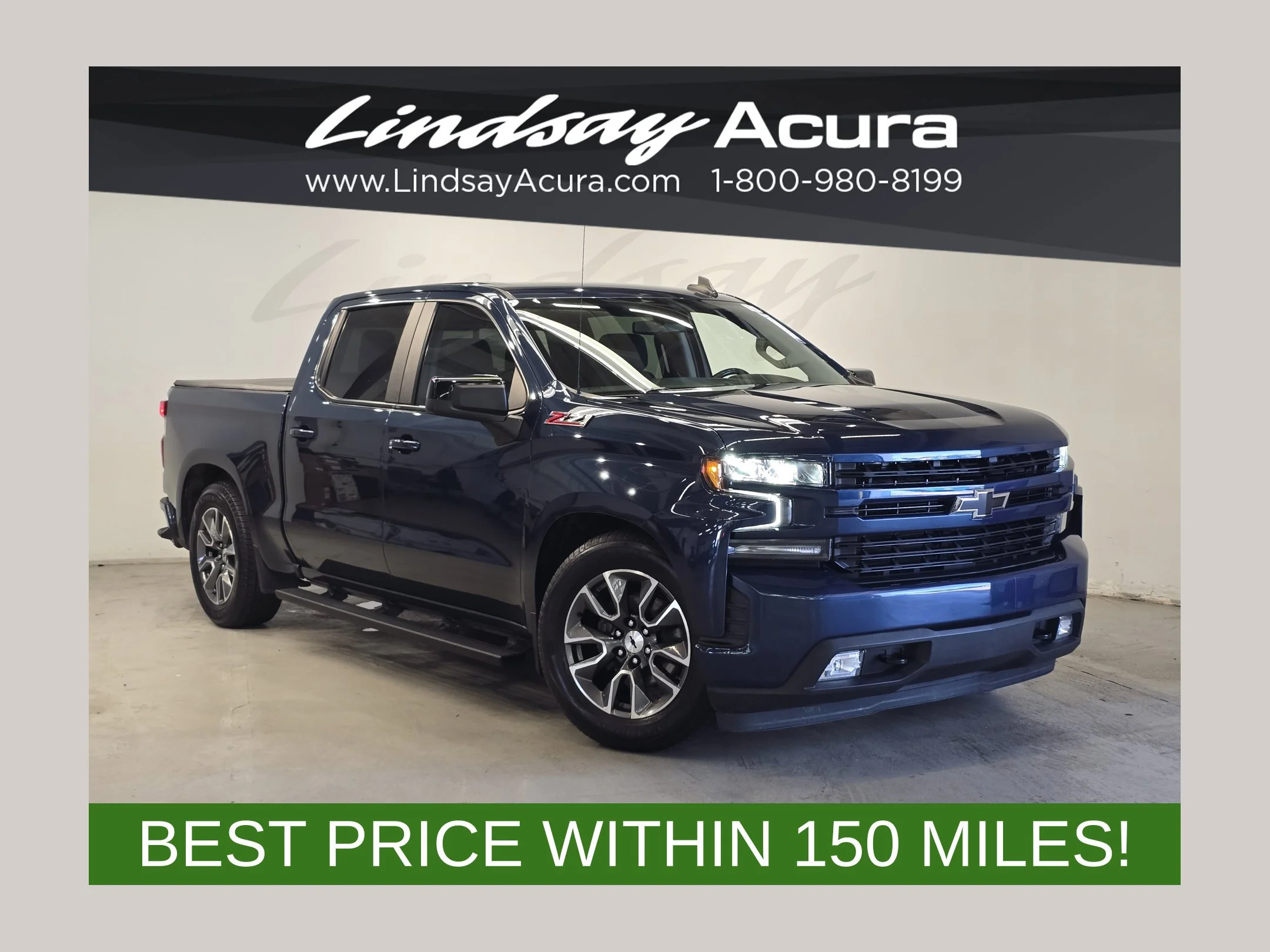 Used 2020 Northsky Blue Metallic Chevrolet RST image 1