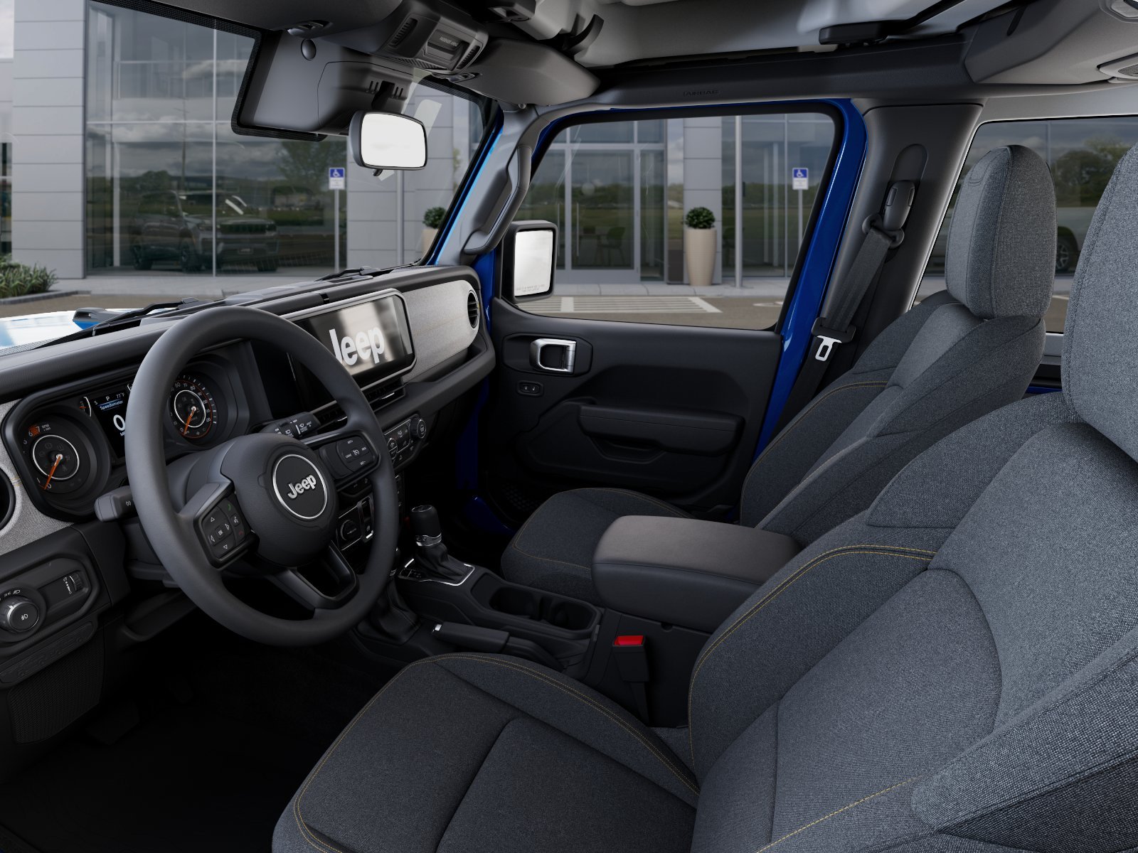 New 2026 Hydro Blue Pearl-Coat Exterior Paint Jeep Sport image 49