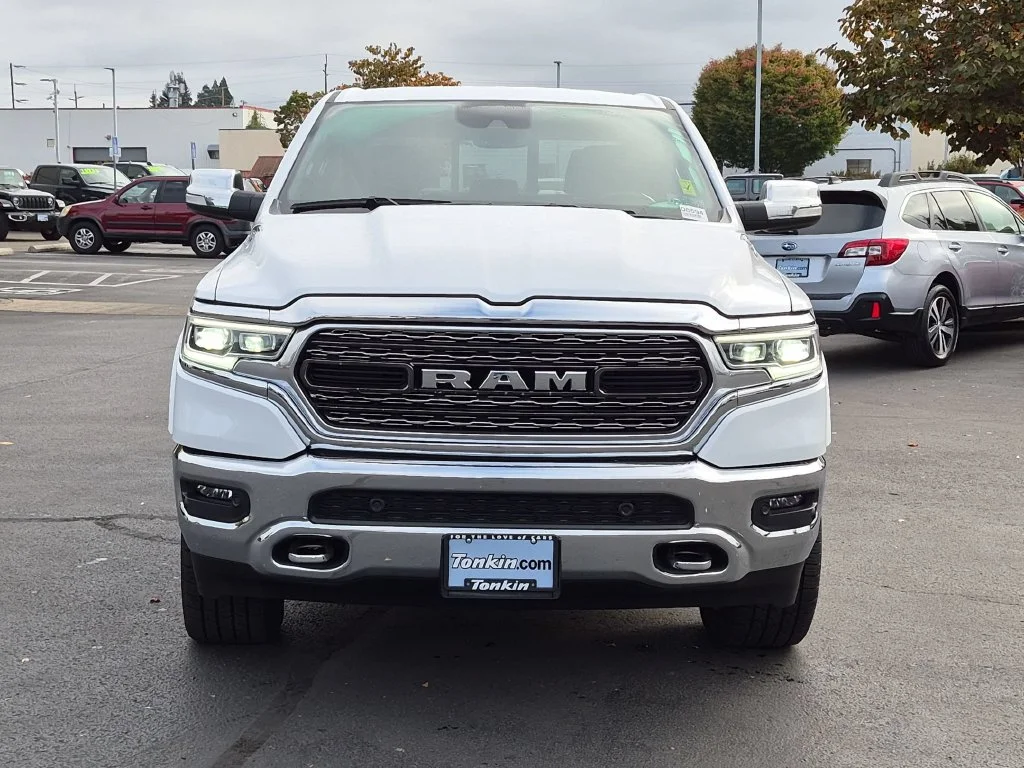 Used 2022 Bright White Clearcoat Ram Limited image 9